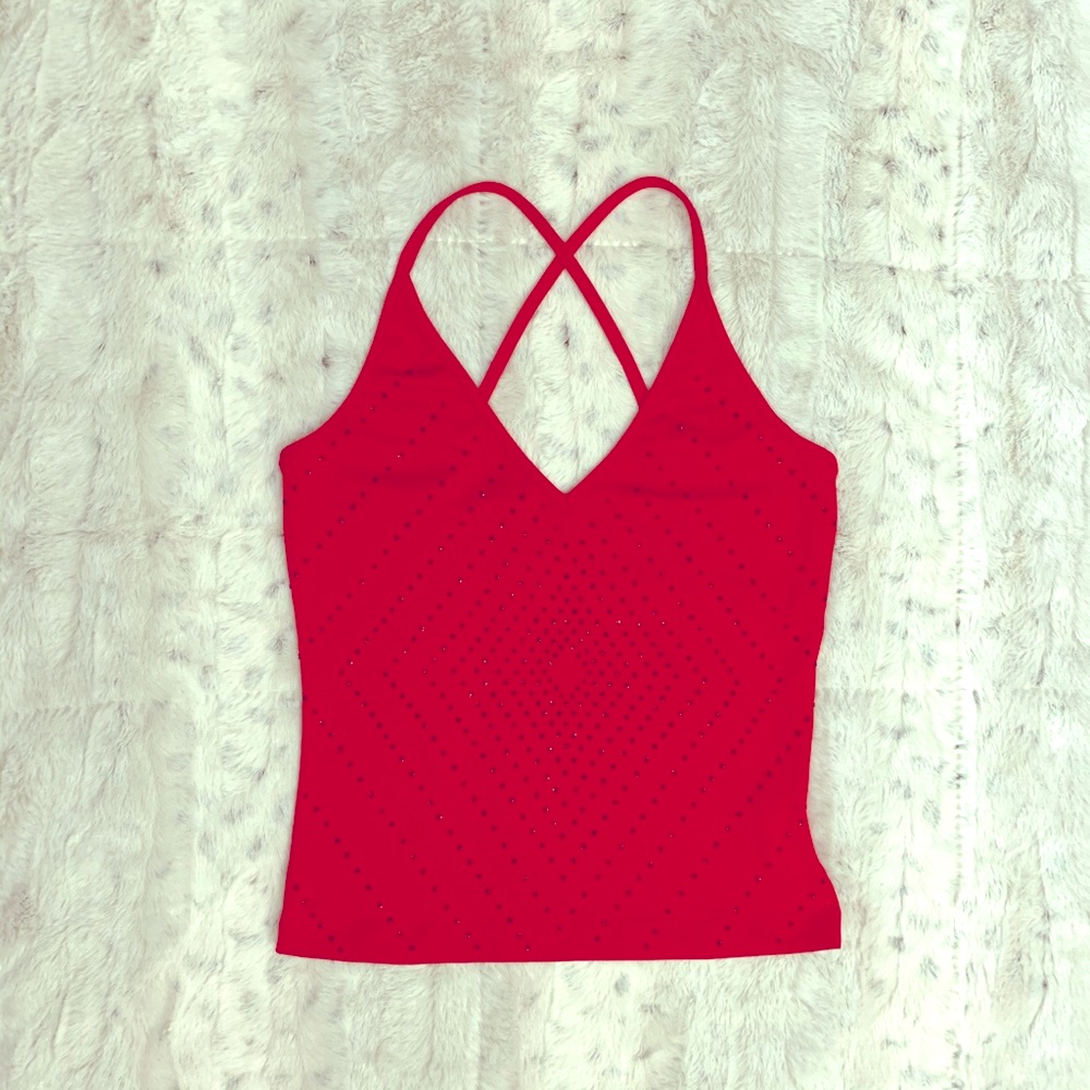 Flashy Red Top!